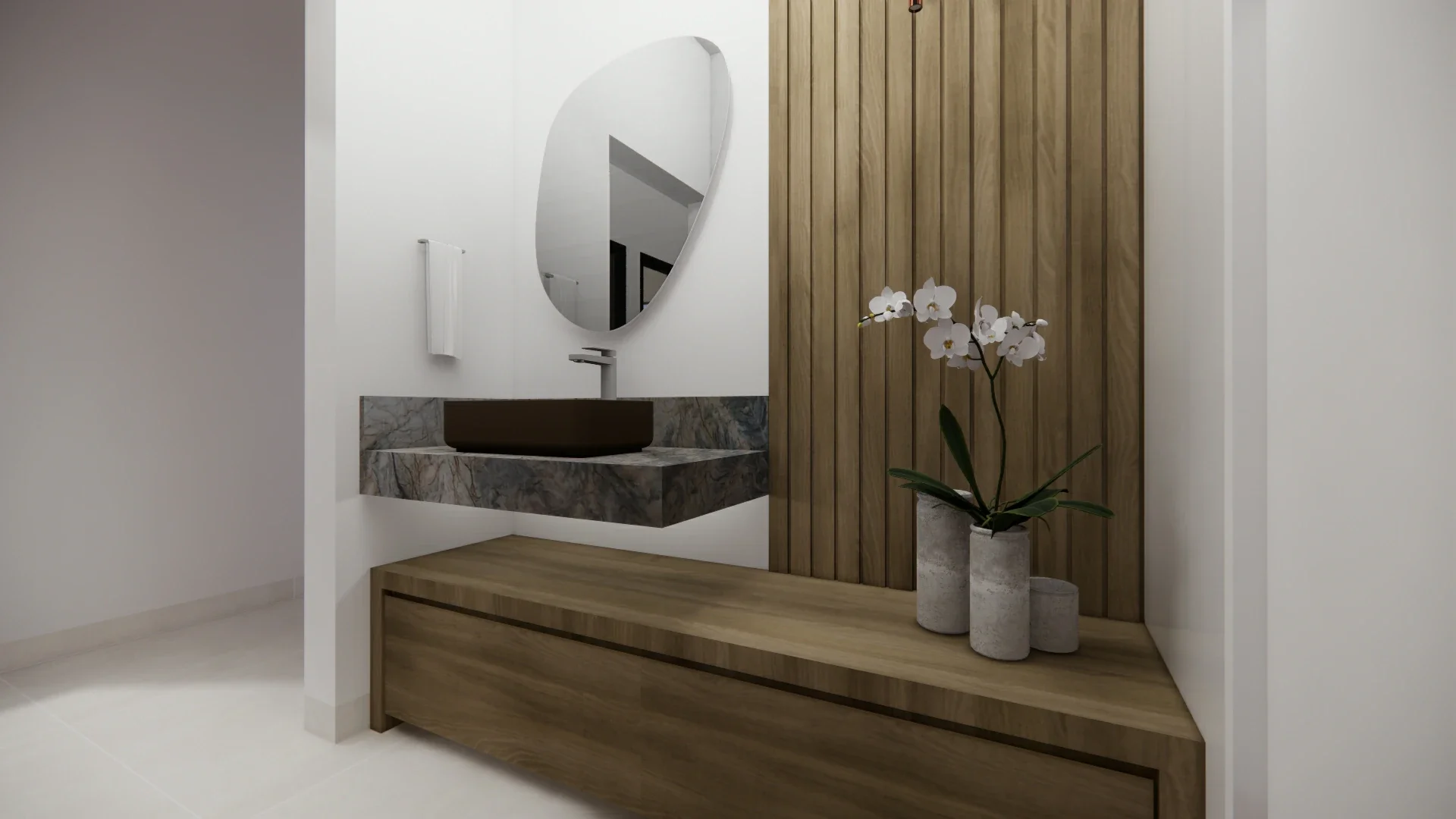 Detalhe das poltronas do home theater